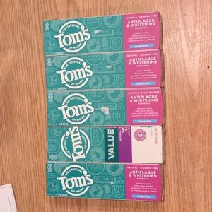 5 Pack Tom's Of Maine Toothpaste